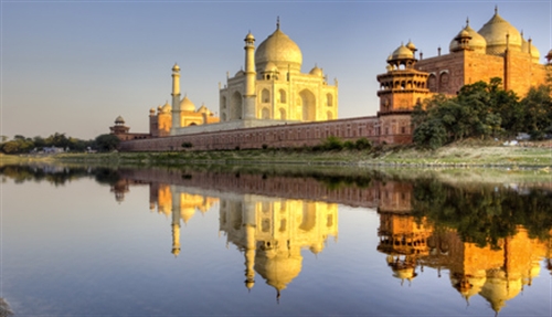 Het wereldwonder Taj Mahal