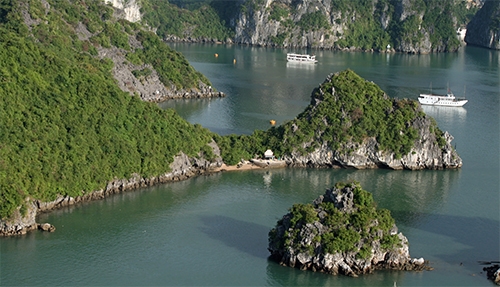 Ha Long Bay is een sprookjesachtig gebied.