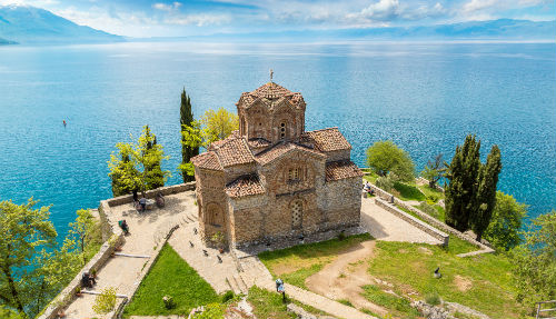Het meer van Ohrid