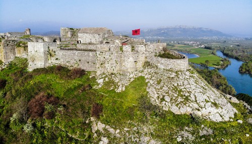 Het Rozafa kasteel