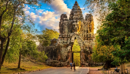 De ruïnes van Angkor