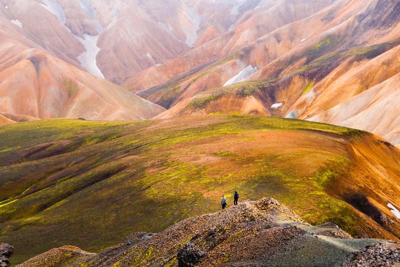 Het maanachtige Landmannalaugar