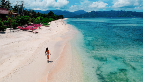 Op de kleine Gili Eilanden