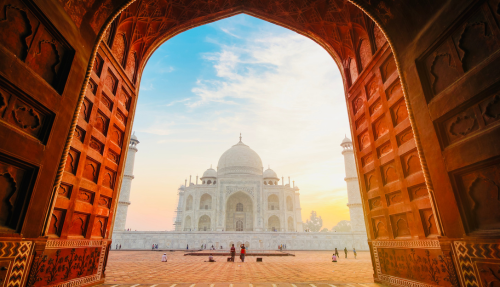 Het wereldwonder Taj Mahal