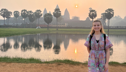 De ruïnes van Angkor