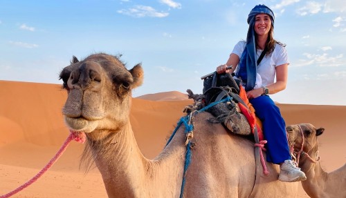 Zie de Sahara oplichten