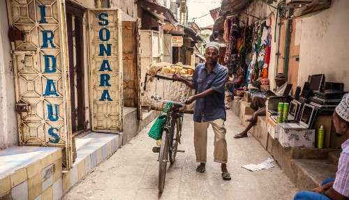 Te voet door Stone Town?